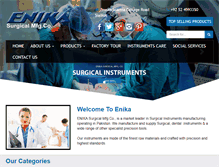 Tablet Screenshot of enika.com