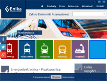 Tablet Screenshot of enika.pl